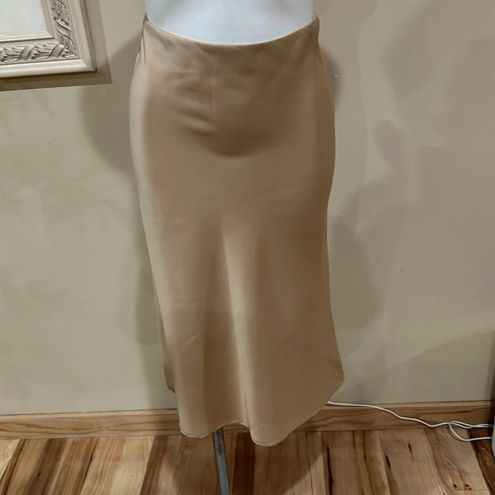 Rachel Zoe Classic Beige Maxi Skirt